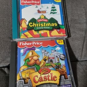 2 Fisherprice PC Games  Christmas The Castle